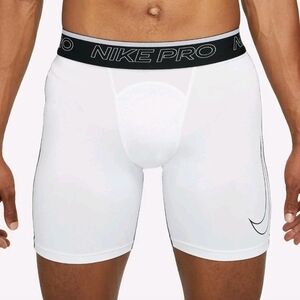 Nike Pro White Compression Shorts